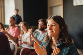 Enjoying the presentations.